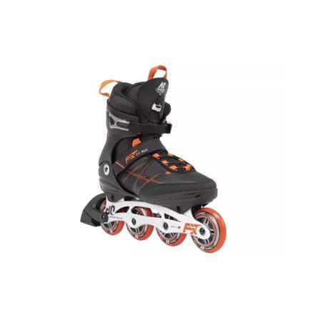 Rollerblades K2 Fit 80 Alu 2022 Svarta,orange 27,0 Cm/42,0 Eu/8,0 Uk