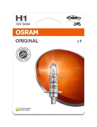 OSRAM H1 55W 12V P14,5S BLI1