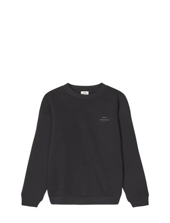 Mads Nørgaard Mix Sweat Sonar Sweatshirt - Black - 176