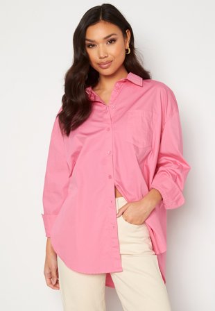 ONLY Corina Life LS Loose Shirt Aurora Pink Klær