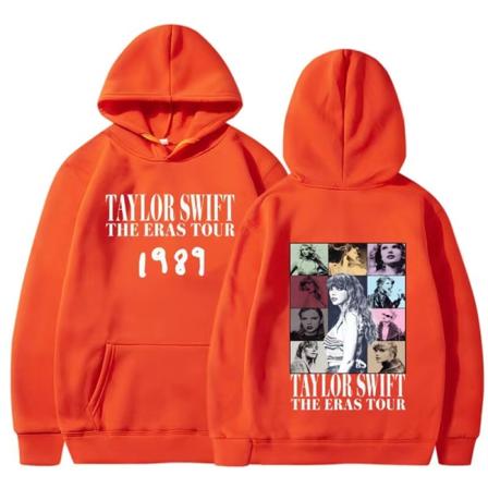 Tylor Ers r 0 Ccert r Crewc Taylor Swift 1989 hettegenser for menn og kvinner orange XL