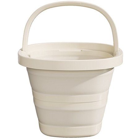 5L Sammenklappelig Spand, Rengøringsspand, Strandspand, Sæbespand, Silikonespand, Med Håndtag, Pladsbesparende, Husholdningsspand, Udendørs Camping