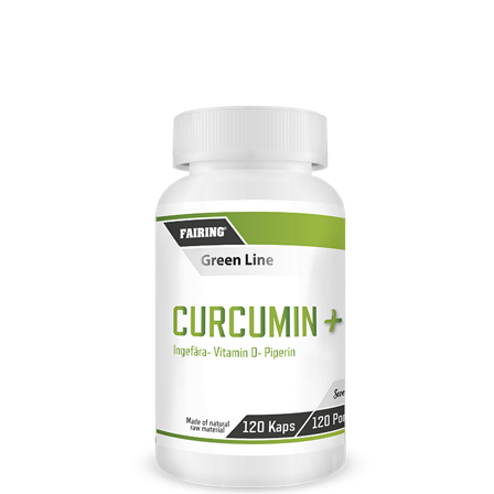 Fairing Curcumin+ Gurkemeie ekstrakt 120 kapsler
