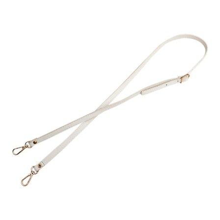 120 cm lærreim håndveske Belter HVIT