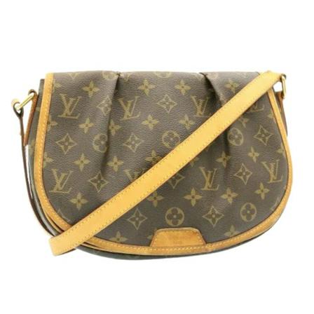 Louis Vuitton Vintage, Pre-owned Canvas louis-vuitton-bags Bruin, Dames, Maat:ONE Size