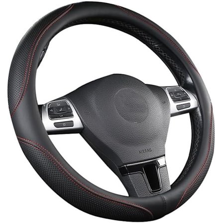 Universal rattöverdrag 15 tum mikrofiberläder halkfri luktfri svart