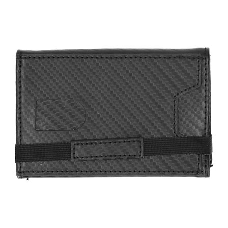 Multifunktionell visitkortshållare antimagnetisk anti-stöld kreditkortsfodral plånbok (kolfiber svart x 61#)