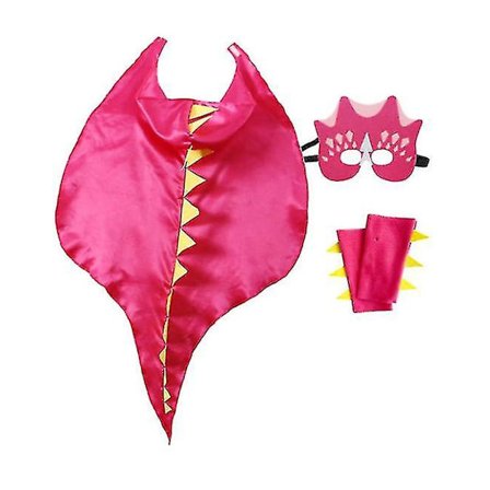 Dinosaur Costume Cape Barnekostyme Drage Dress Up Jenter Gutter