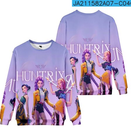 Kpop Demon Hunters Lasten Collegepaita Violetti XXS