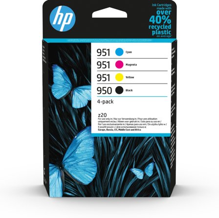 HP 950/951 - 4-pack - svart, gul, cyan, magenta - original - blekkpatron