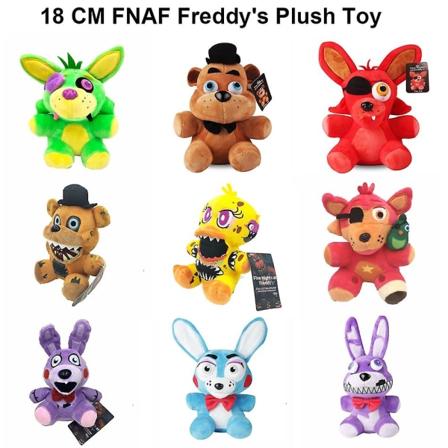 Fnaf Plyschleksak Freddy Fazbear Bear Foxy Rabbit Bonnie style8