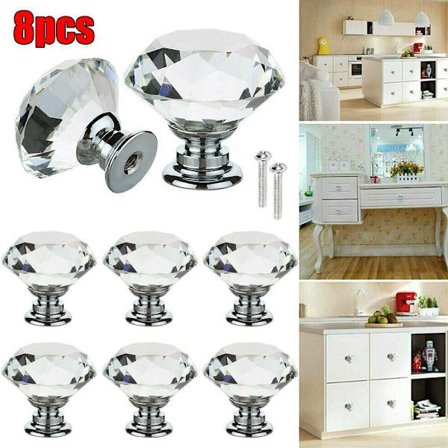 1/4 / 6/8/10 / 12:a Hemmöbler Diamantformat kristallhandtag - spot försäljning