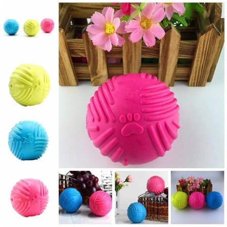 IC Hund Husdjur Valp Hämta Tuggleksak Slitstark gummiboll Passar till bärraket