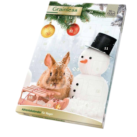 JR FARM - Adventskalender Gnager 360 g - Smådyr - Godbiter og gnagestenger - Belønningsgodbit for smådyr - ZOO.no