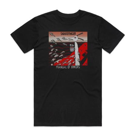 Snakefinger Manual Of Errors Album Cover T-Shirt Svart L