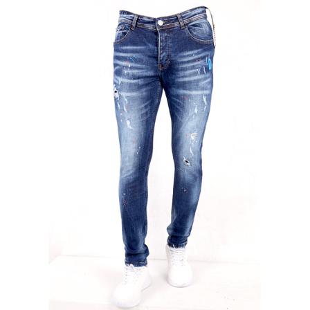 True Rise - Jeans - Blå - Herr - Storlek: W31, Herr, Storlek: W31