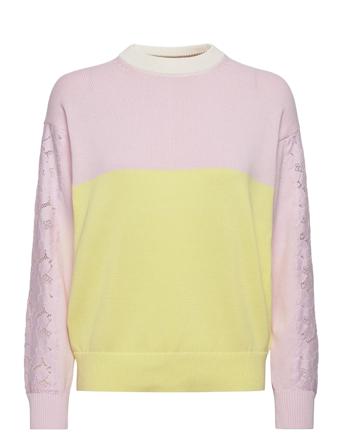 C_Fasola Pullover Striktrøje Multi/mønstret BOSS