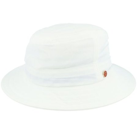 Mayser - Vit bucket Hatt - Kilian Sunblocker White Bucket @ Hatstore