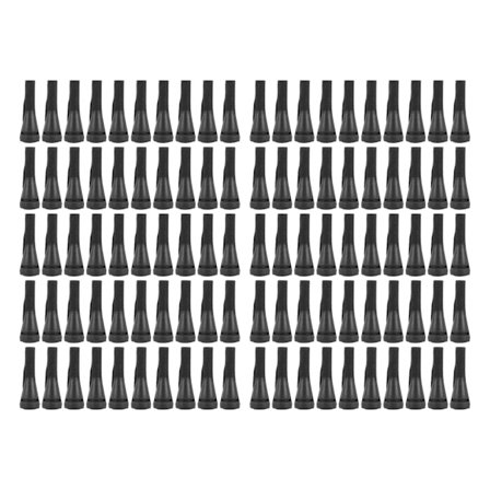 100 STK Fjerkræ Plukker Maskine Gummi Plukker Hårfjerningspind Erstatning til Ænder Kyllinger Gæs Sort