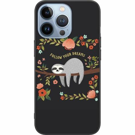 Apple Iphone 14 Pro Svart Skal Sloth Of Wisdom