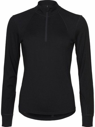 Catago W's Madeleine Long Sleeve Halfzip Black