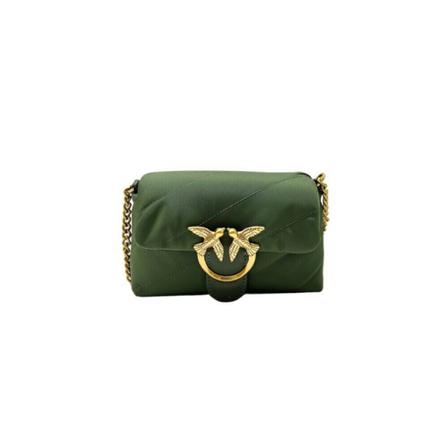 Pinko Cross Body Tass , Groen , Dames , Maat: ONE Size Schoudertassen