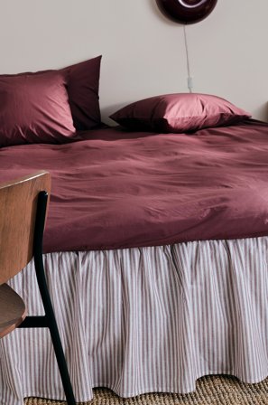 Jotex - Sengekappe Økologisk Brun/hvit - ESSA - Kjøp Sengekapper hos Jotex