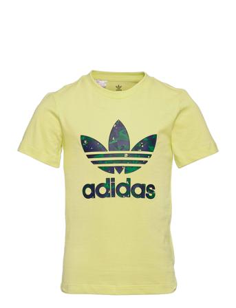 Camo Print Graphic Tee Yellow Adidas Originals