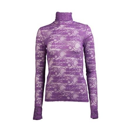 Msgm Embroidered top Lilla, Dame