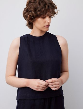 Movesgood Noor Tank Top - Navy - XS