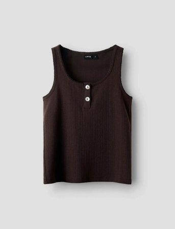 LMTD Nlfleedle Tank Short Top - Brown - 170-176