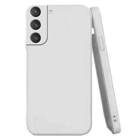 Tynd Hvid Galaxy S21 Shell Mobile Shell Med Lens Cover