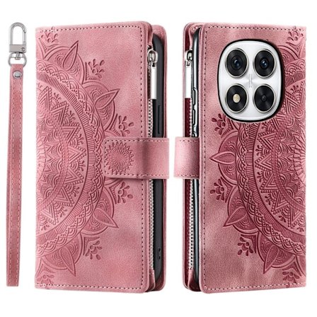 Xiaomi Redmi Note 14 Pro/Pro Plus 5G Fodral Mandala Roséguld