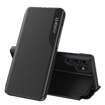 Samsung Galaxy S23 Ultra Flip Fodral time-view Svart
