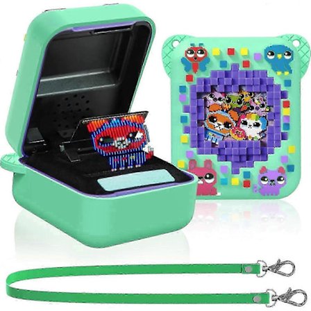 Bitzee Interaktivt Digitalt Kjæledyr Silikonveske med Snor - Beskyttende Skin Sleeve for Virtuelt Elektronisk Kjæledyr Tilbehør