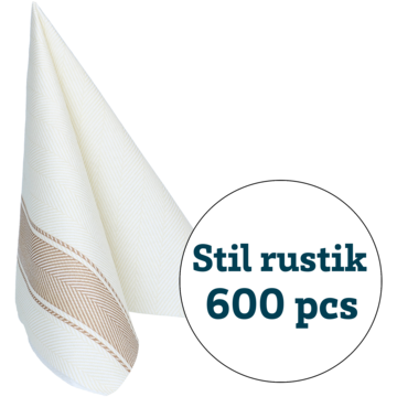 Serviett Stil Champagne 48x48