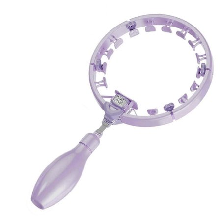 Nye Smart Hula Ringe, Smart Vægtet Fitness Hulahopring Mave Træningsudstyr Med 360 Graders Auto-Spindende Boldgymnastik, Massage Til Vægttab L