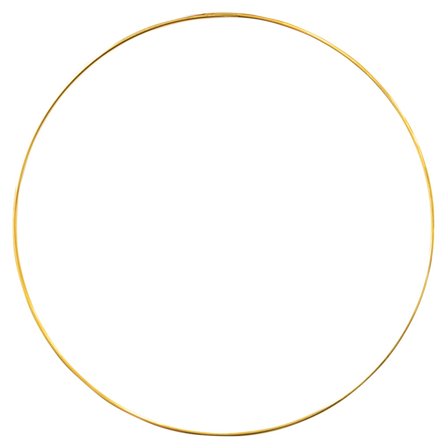 Metallring Guld 25 cm