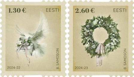Estland - Julen 2024 - Postfrisk sæt 2v