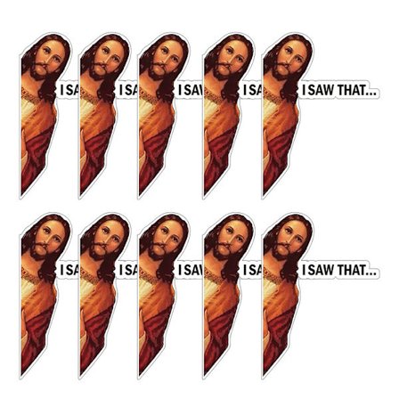 10 stk. Vinyl klistermærke PET vandtæt vindue klistermærke til auto væg laptop tablet lastbil ski board