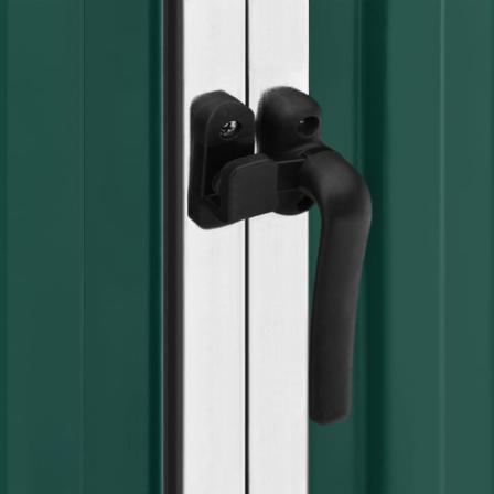 Vidaxl Trädgårdsskjul Grön 195x198x159 Cm Galvaniserat Stål Grön