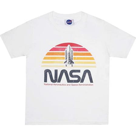 Nasa Boys Sunset T-shirt 10-12 År Vit
