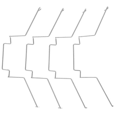 CPU-jäähdytyspuhaltimen koukku 4 kpl teräslankakiinnikkeitä jäähdyttimelle