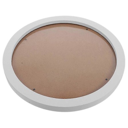 Rund bilderamme for veggoppheng, dekorativ fotoramme for stueinnredning