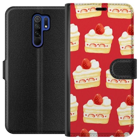 Plånboksfodral till Xiaomi Redmi 9 med Tårta