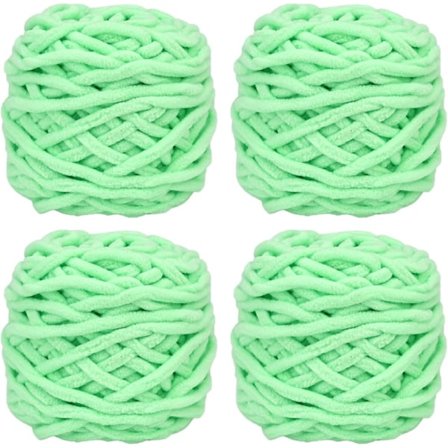 Garn 4x Garn för virkning, Mjukt tjockt garn för garnprojekt