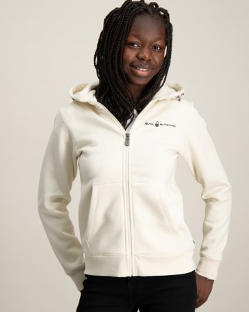 Sail Racing JR BOWMAN LOGO ZIP HOOD Blanc Pulls Fille - Kids Brand Store