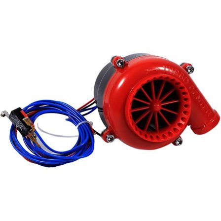 Keenso BLOW OFF Venttiili Auto Electronic Fake Dump Turbo Valve Analoginen Ääni BOV Simulaattorisarja asennuskiinnikkeellä ja punaisilla 