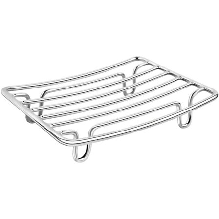 Sæbeskål i rustfrit stål Drænbakke Svamp Badeværelsestilbehør