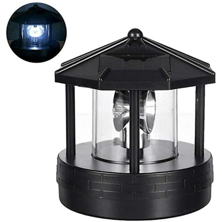 Led solroterande varningsljus trädgård gräsmatta lampa belysning för utomhus